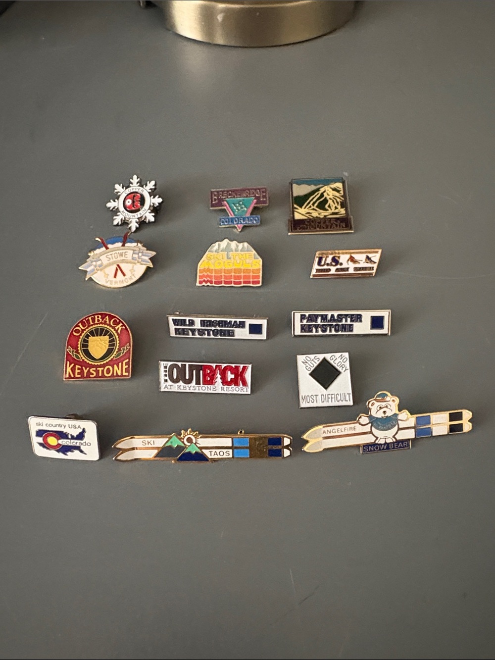 Vintage ski pin